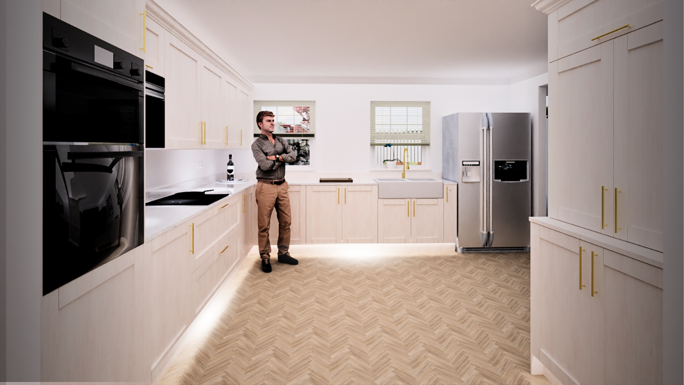 Kitchen Refurbishment 3D Render